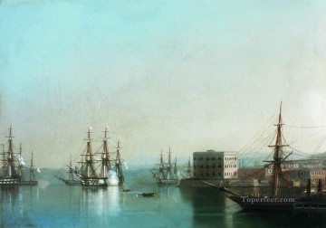  1852 Arte - Incursión en Sebastopol 1852 Romántico Ivan Aivazovsky ruso